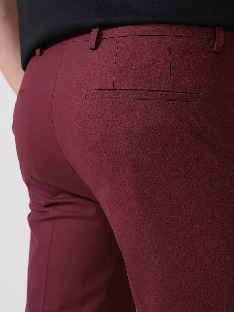 HUGO Anzughose XSlim Fit rot