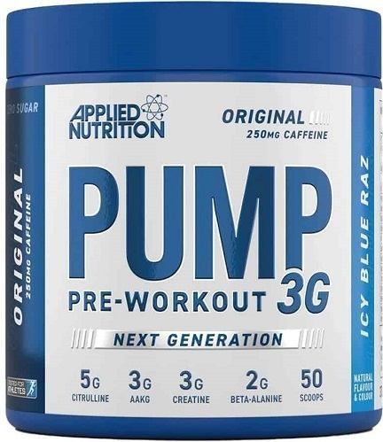 Applied Nutrition - Pump 3G - Pre-Workout - Rainbow Unicorn - 375 gram