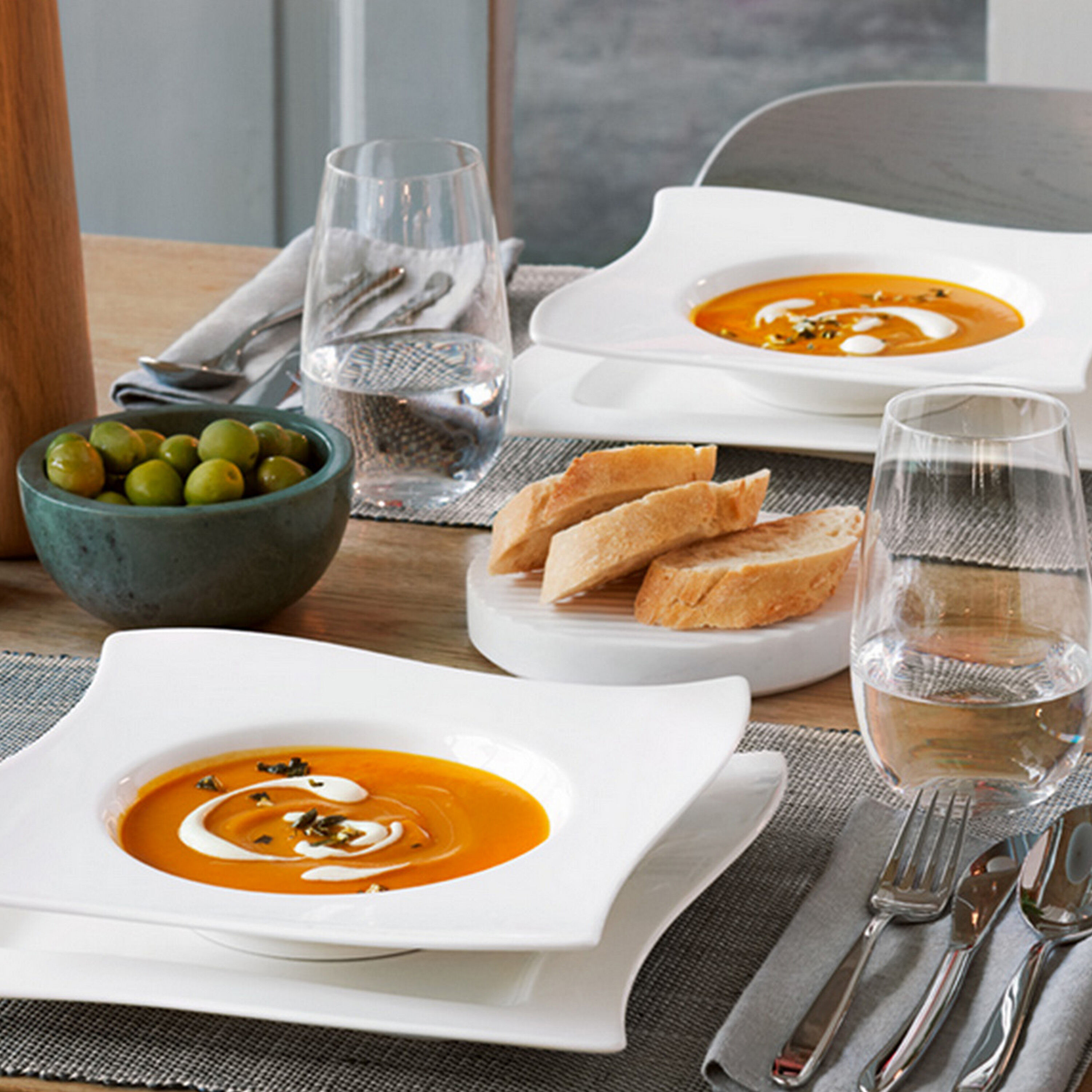 NewWave Soup bowl White, '', Premium Porcelain