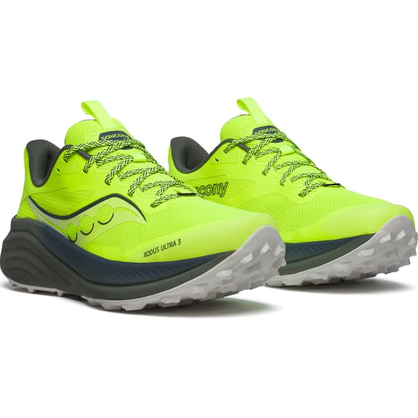 Chaussure trail SAUCONY XODUS ULTRA 3 CITRON/BOUGH