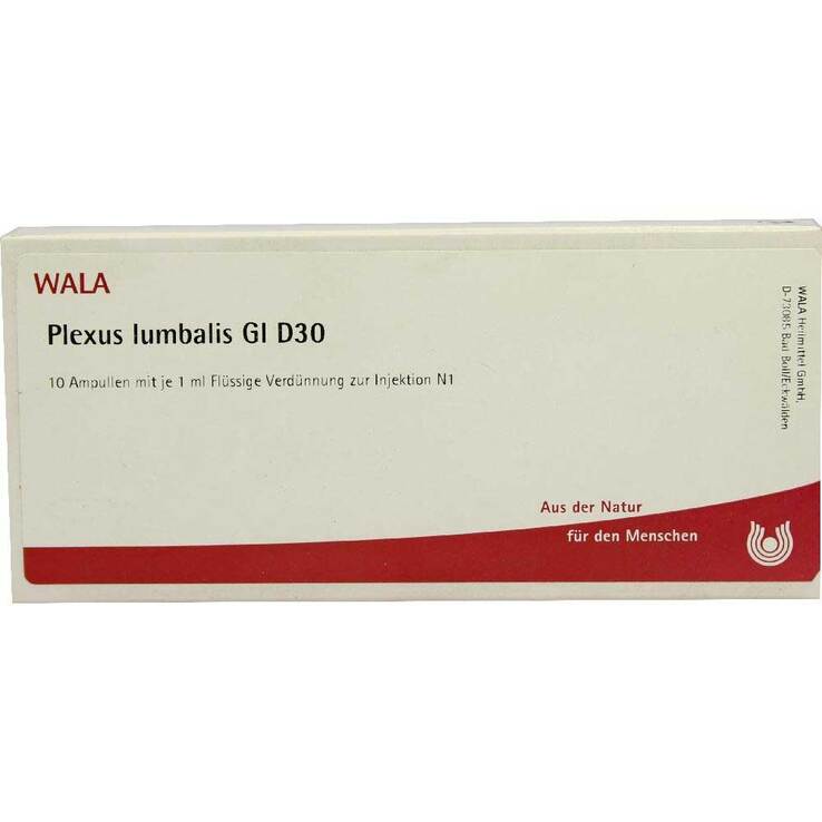Plexus Lumbalis GL D 30 Ampullen, 10X1 ml