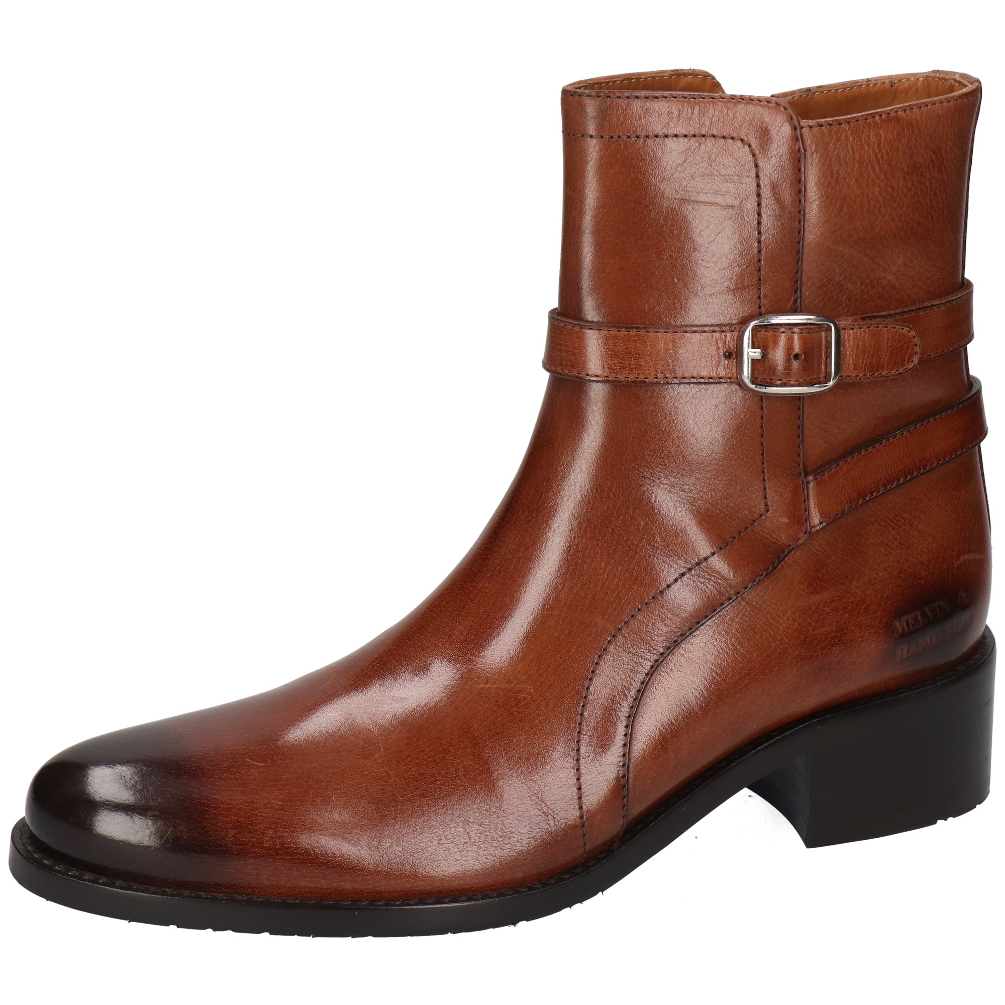 KAYA 3 - Bottines à talon bottier | Marron