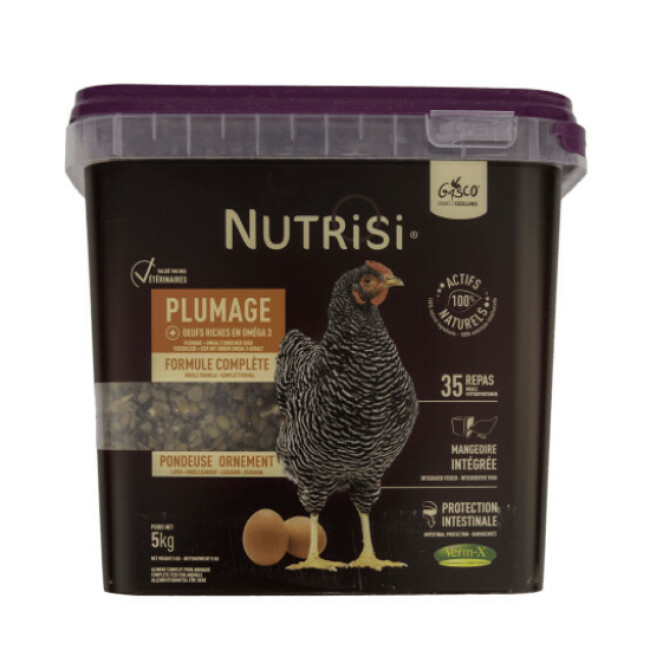 Alimentation Nutrisi Plumage Gasco pour poules