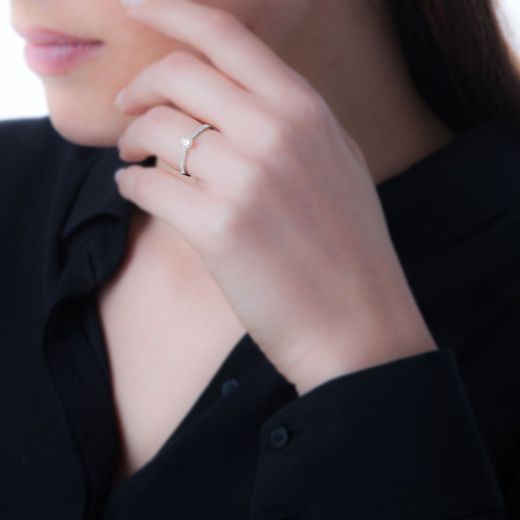 Bague Solitaire Hemera Or Jaune Diamant