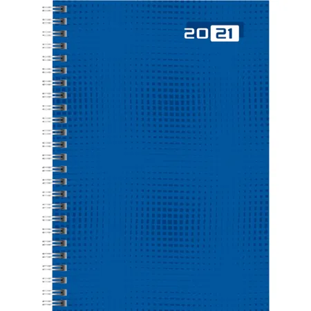 rido/idé Buchkalender Futura2 2021 Blattgröße 14,8 x 20,8 cm blau