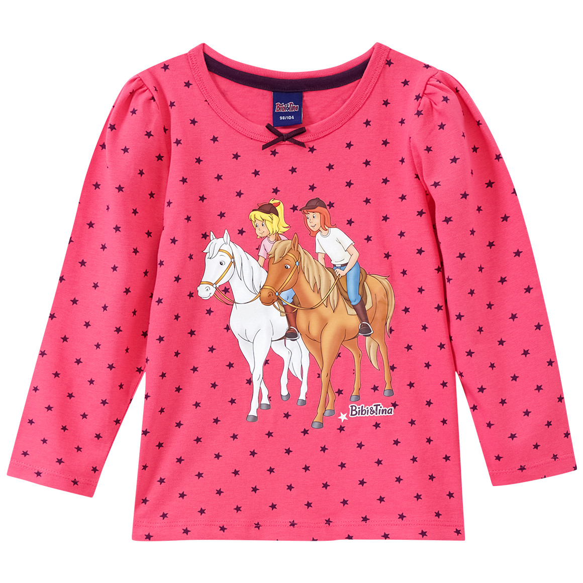 Topolino Bibi & Tina Schlafanzug mit Print pink