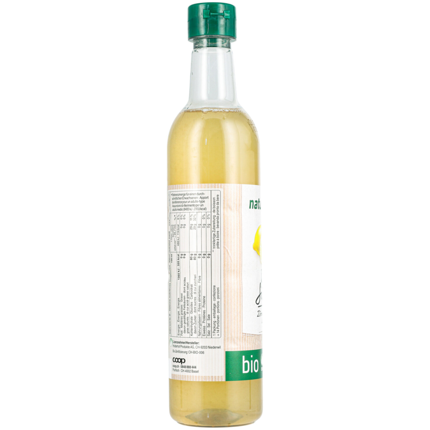 Naturaplan Bio Zitronen Sirup -50cl
