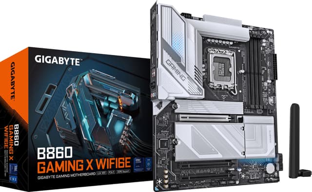 Gigabyte B860 GAMING X WIFI6E bundkort