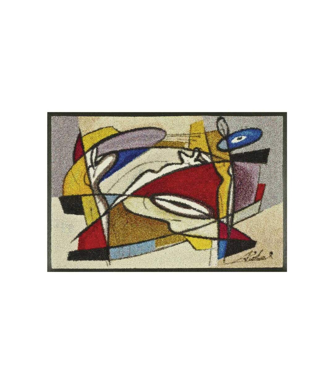 Paillasson STEADY COMPOSITION TX en polyamide doux et soyeux OEKO TEX Fait en Europe