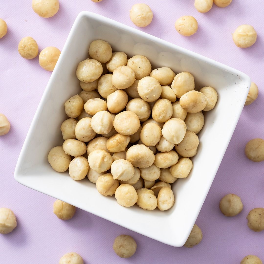 Macadamia noten gebrand ongezouten (bio)