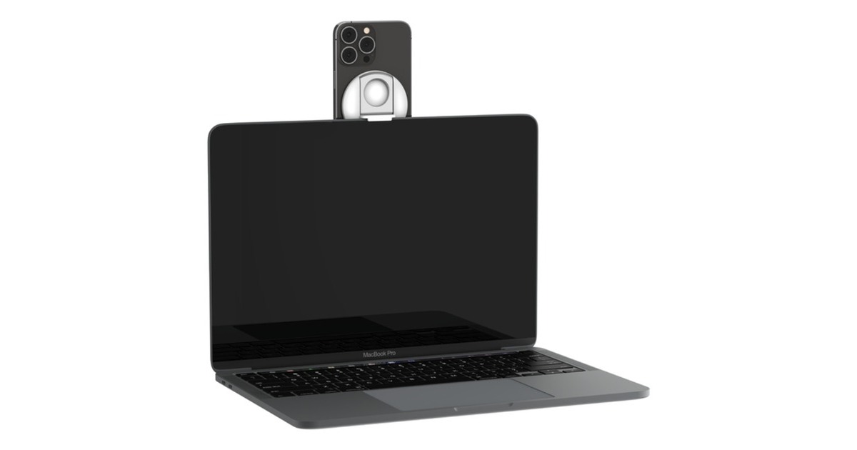 BelkiniPhone-houder met MagSafe voor Mac-laptops smartphonehouder  (Wit)
