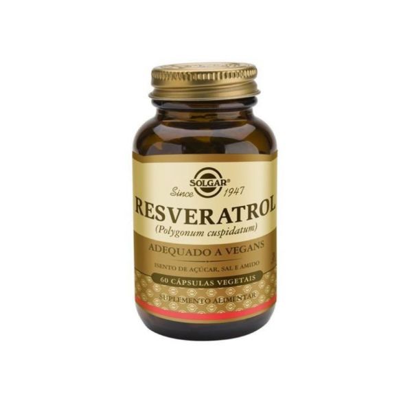 Solgar Resveratrol 100mg 60 Cápsulas