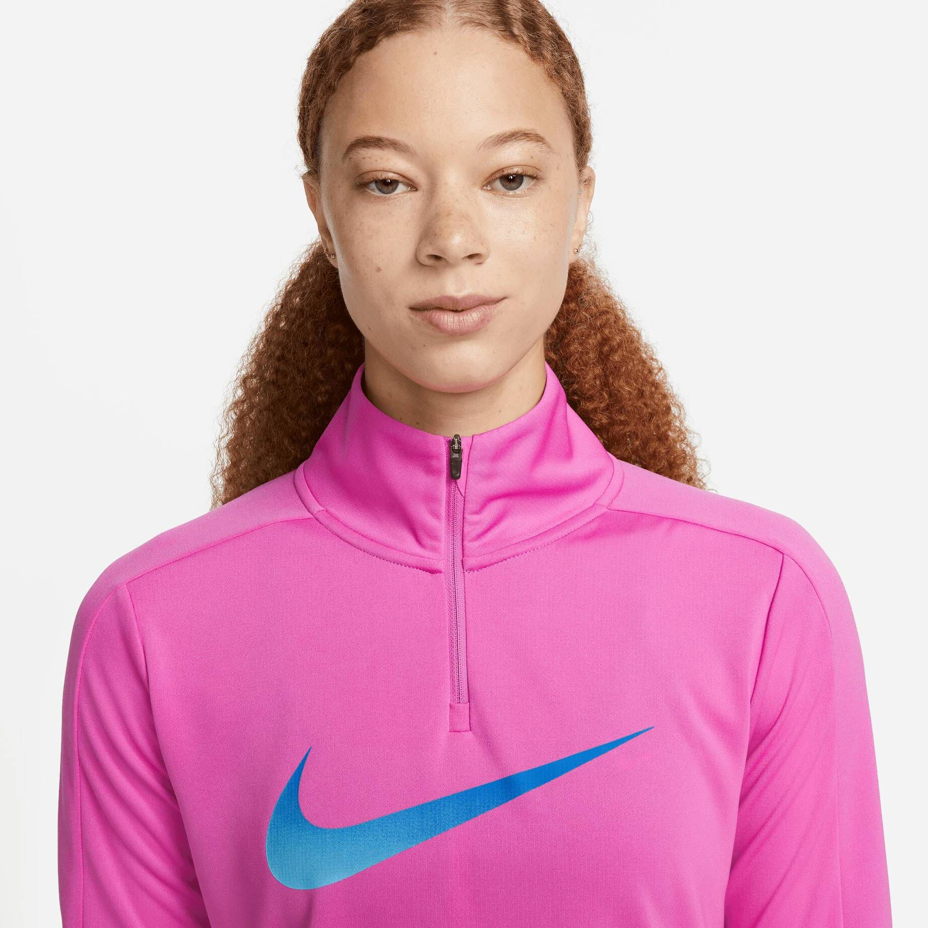 Nike| Damen Laufshirt DRI-FIT SWOOSH