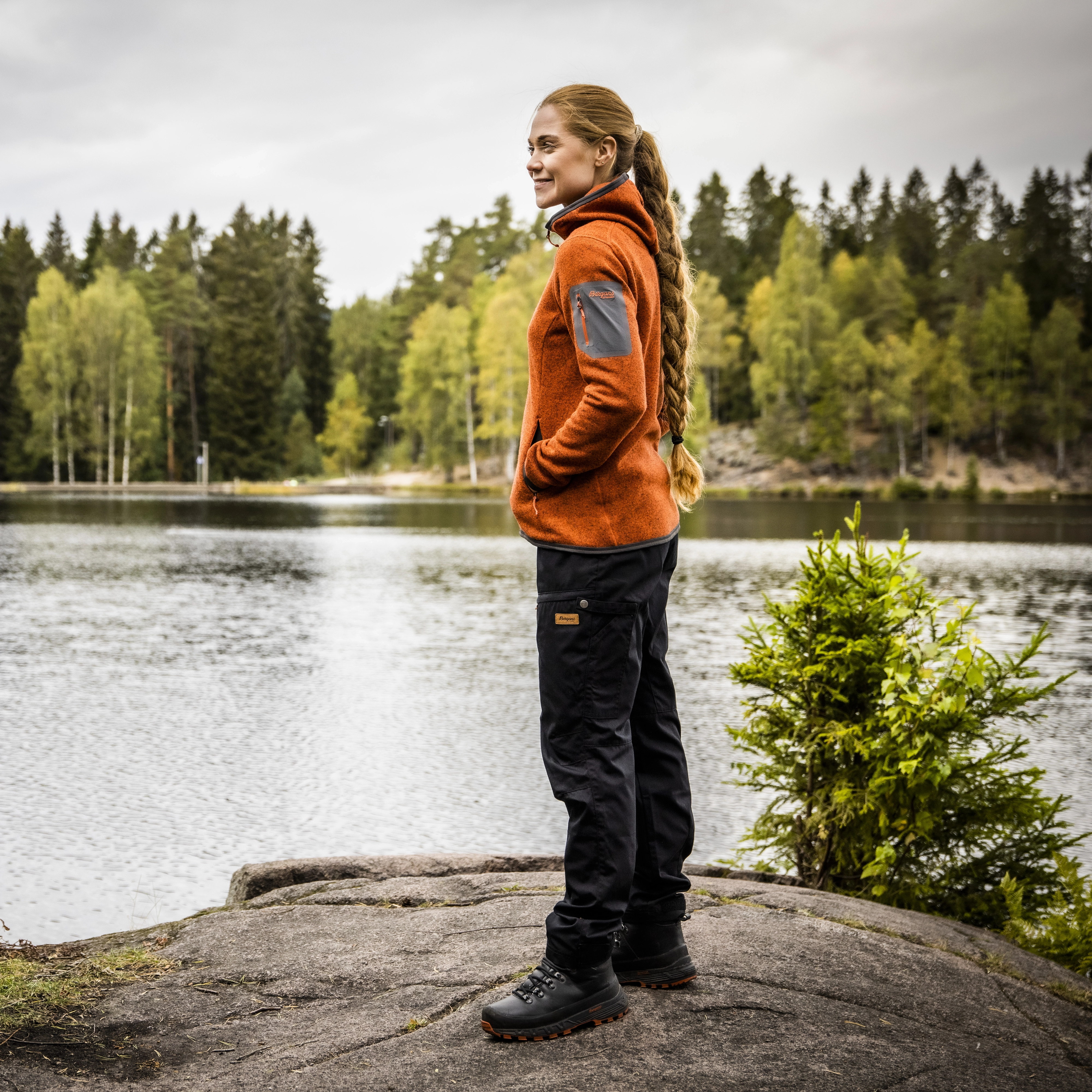 Nordmarka Favor Outdoor Pants Women Dark Shadow Grey
