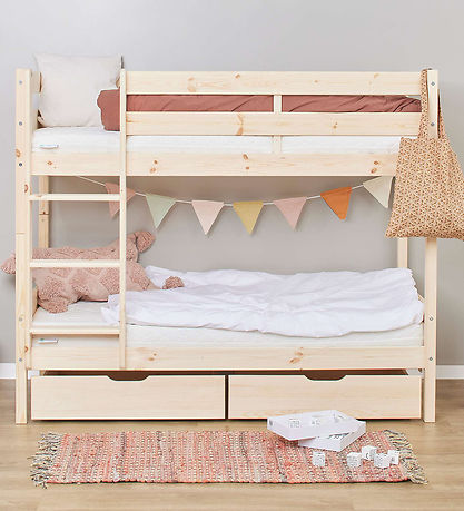 Hoppekids K?jeseng - ECO Comfort - 70x160 cm - Natural Wood