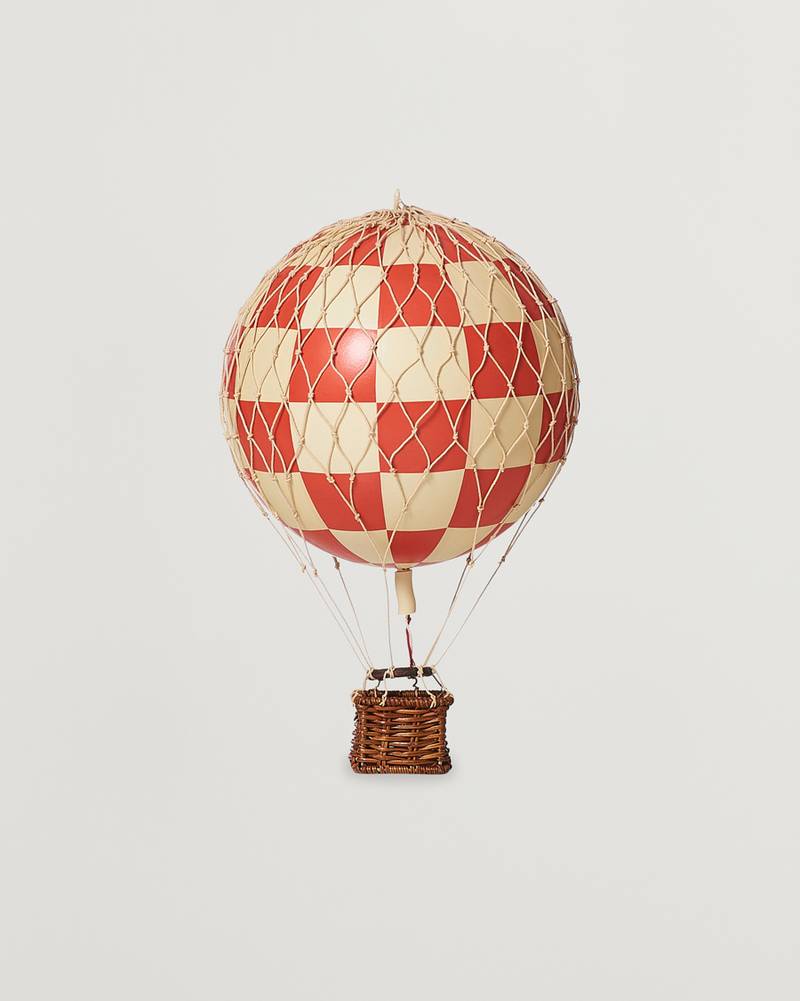 Authentic Models Travels Light Balloon Check Red