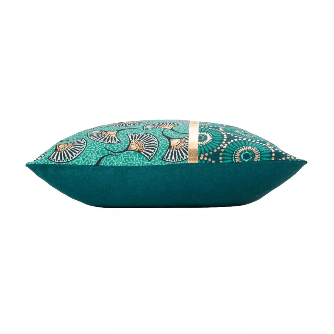 Housse de coussin coton (40 x 40 cm) Lasco Verte