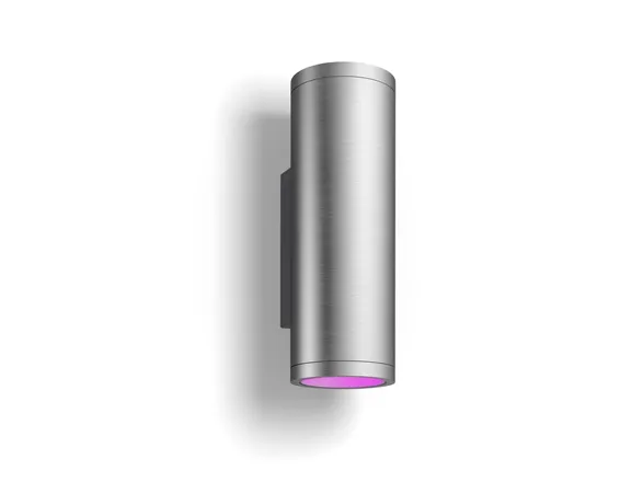 Philips Hue White and Color Ambiance Appear - Væglampe - LED x 2 (tilsvarende 49 W) - total: 16 W - 16 millioner farver - 2000-6500 K - inox