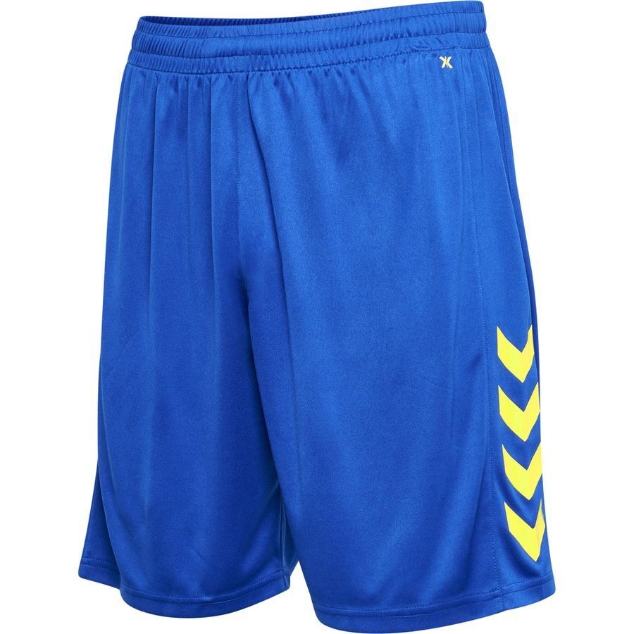 Hummel Short de Foot Core - Bleu/Jaune