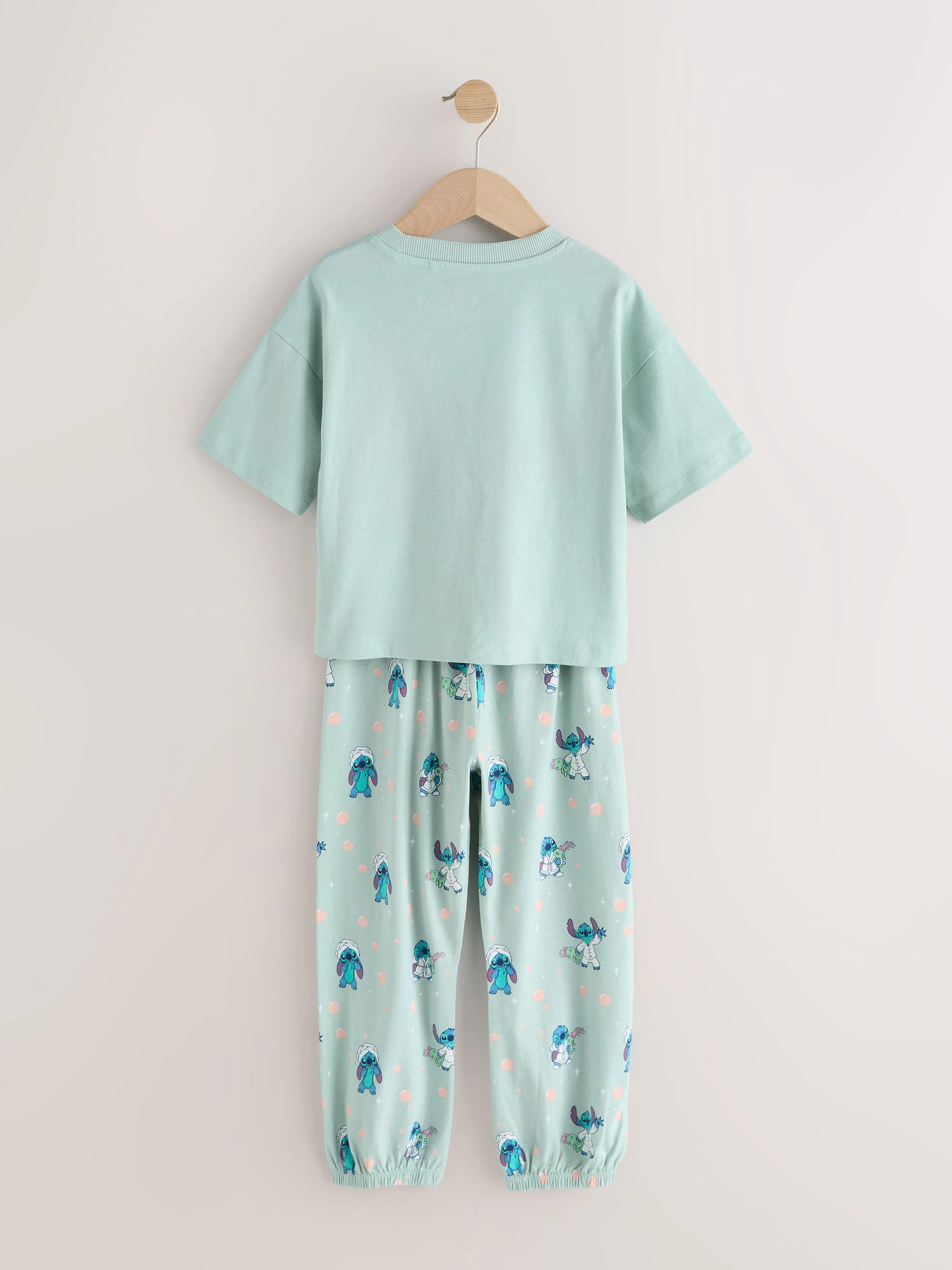 Paars/groen - Lilo & Stitch Joggers Pyjamas 2 Pack (3-16yrs)