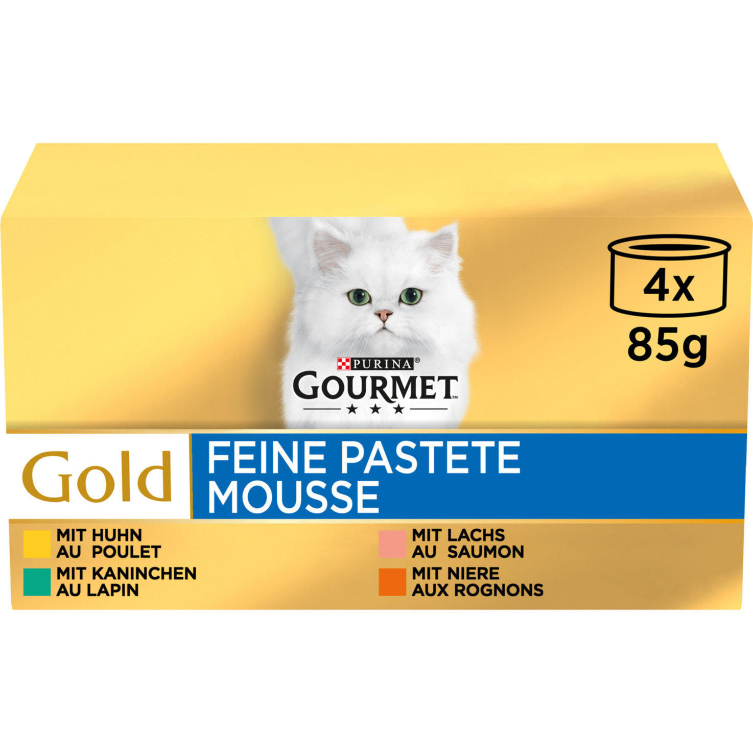 Gourmet Gold Mousse assortiert 4x85g