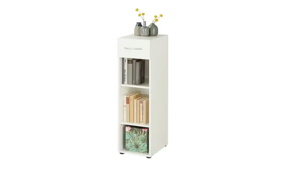Regal Multischrank-System 30 cm 98 cm Weiß
