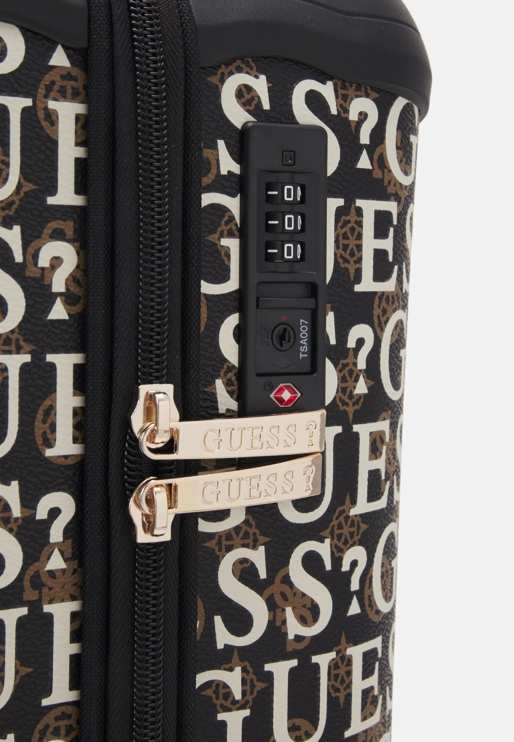 Guess Stark Travel Trolley Dames Zwart/Bruin