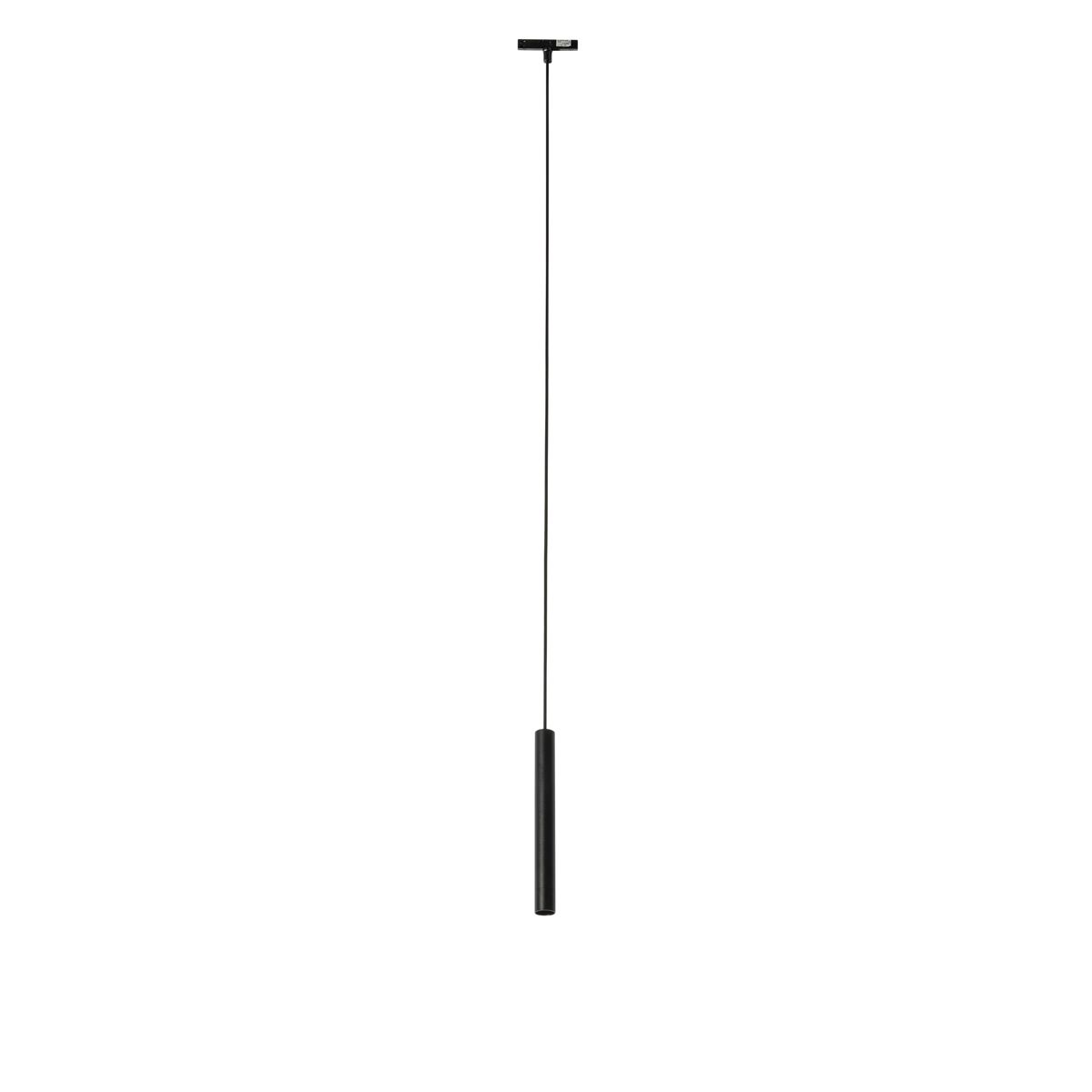 Moderne hanglamp zwart voor railsysteem 1-fase  - Slimline Keno