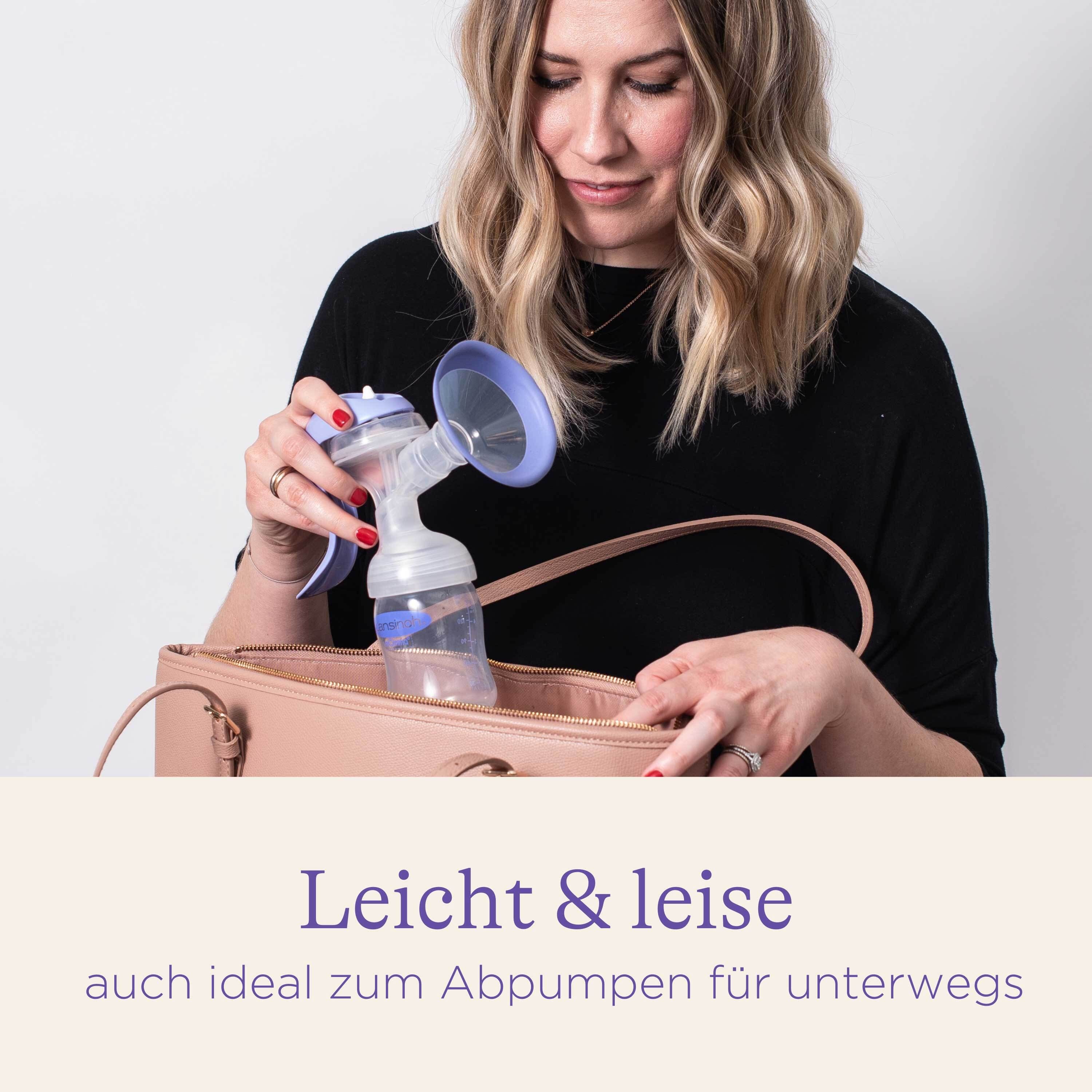 Lansinoh® Handmilchpumpe Weithals