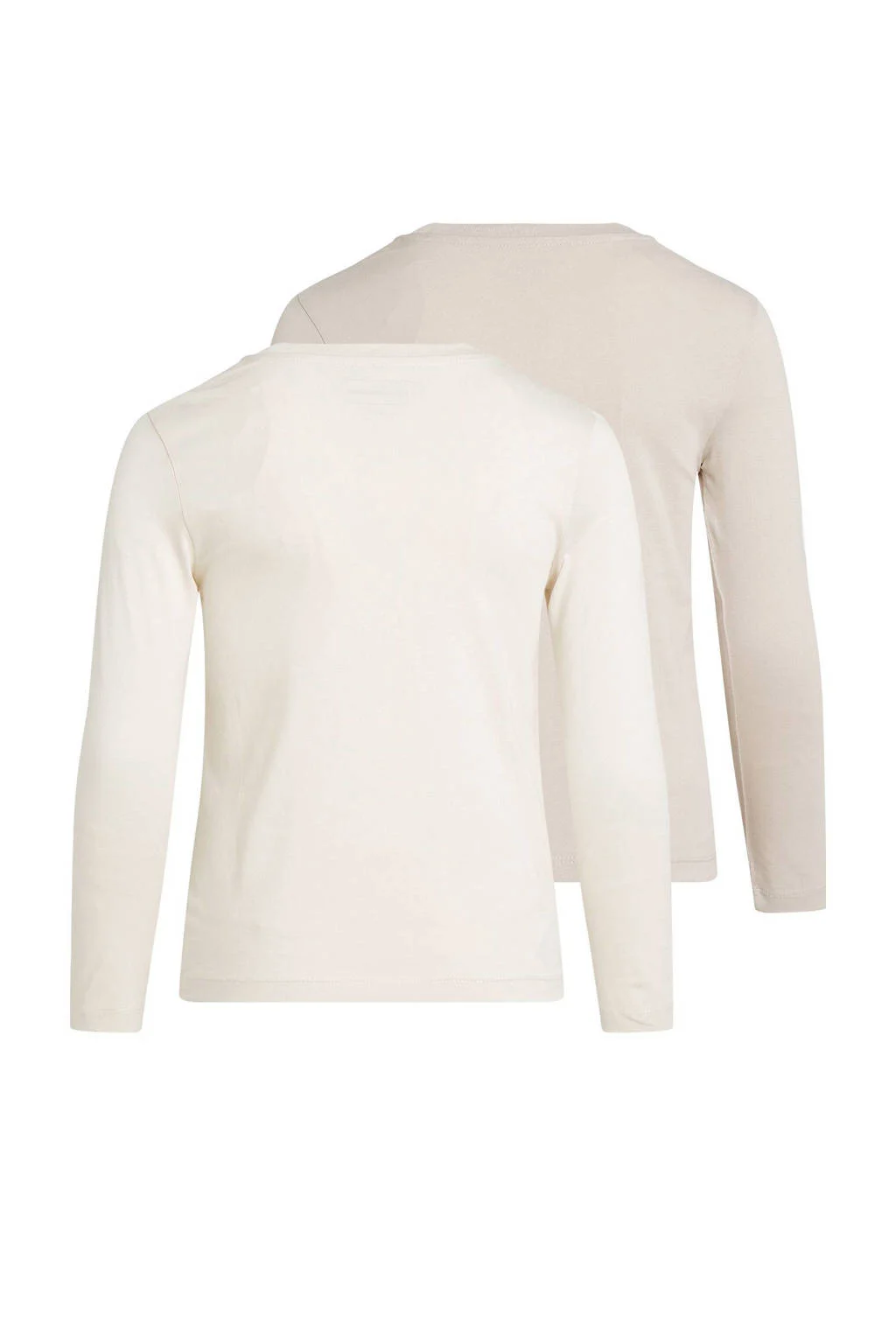 Calvin Klein longsleeve - (set van 2) ecru/beige