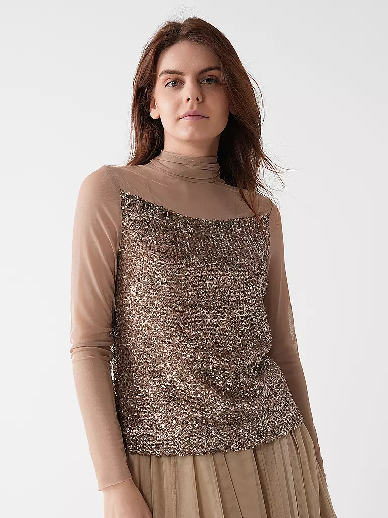 MARC CAIN Bluse beige