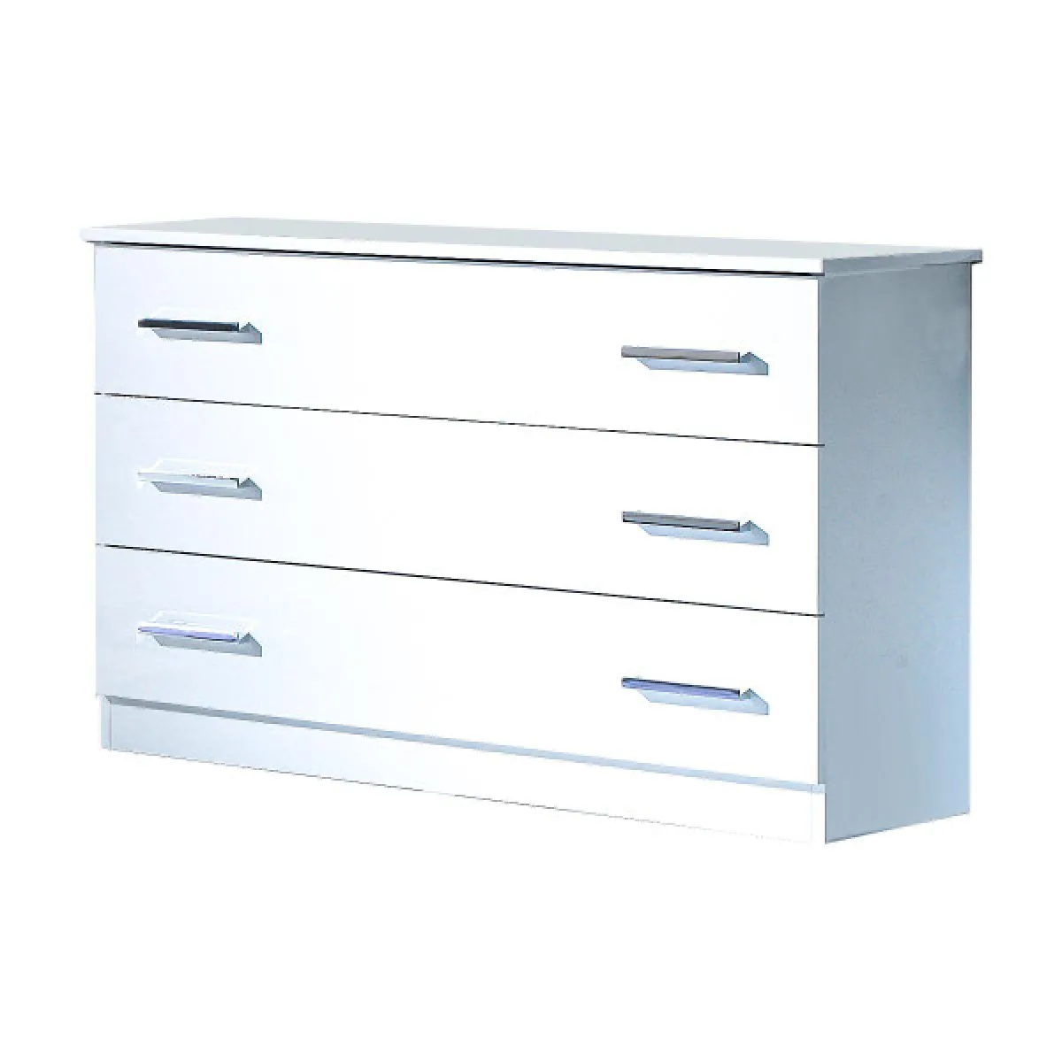 Commode Dansmamaison Arezzo - Blanc Brillant