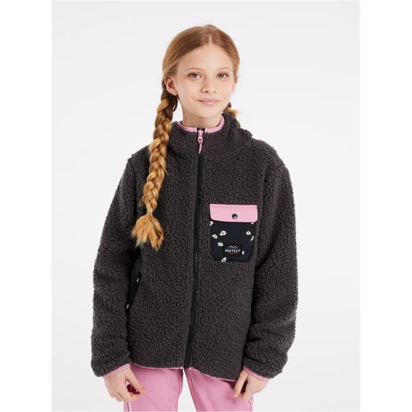 Veste polaire PROTEST PRTBRAMLES JR FULLZIPTOP SHADOW GREY