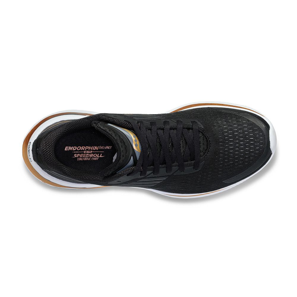 Saucony ENDORPHIN SHIFT 3 - Chaussures running Femme black/goldstrck