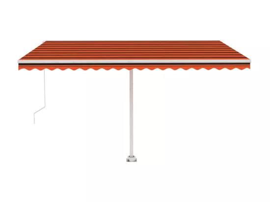 Auventanuel rétractable sur pied 450x350 Orange etarron