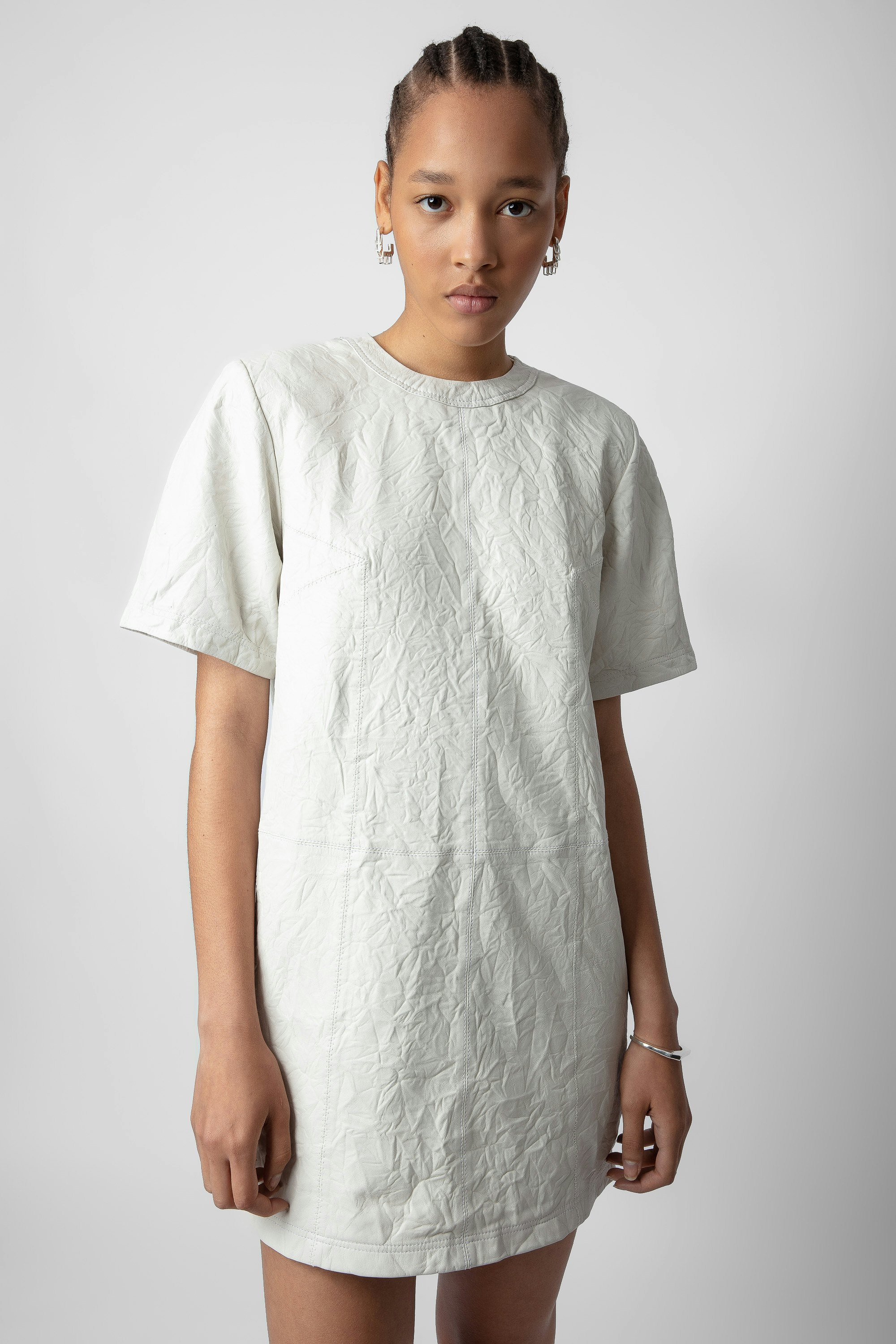 Robe Riddy Cuir Froissé