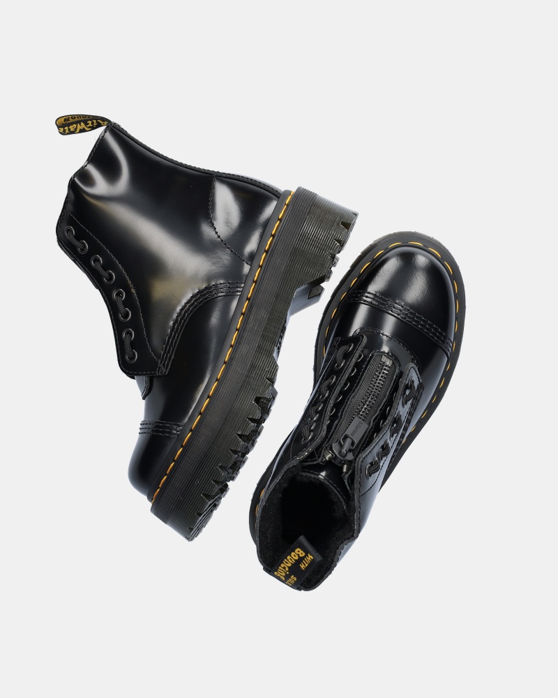 Dr. Martens Sinclair Fur Veterboots  - zwart