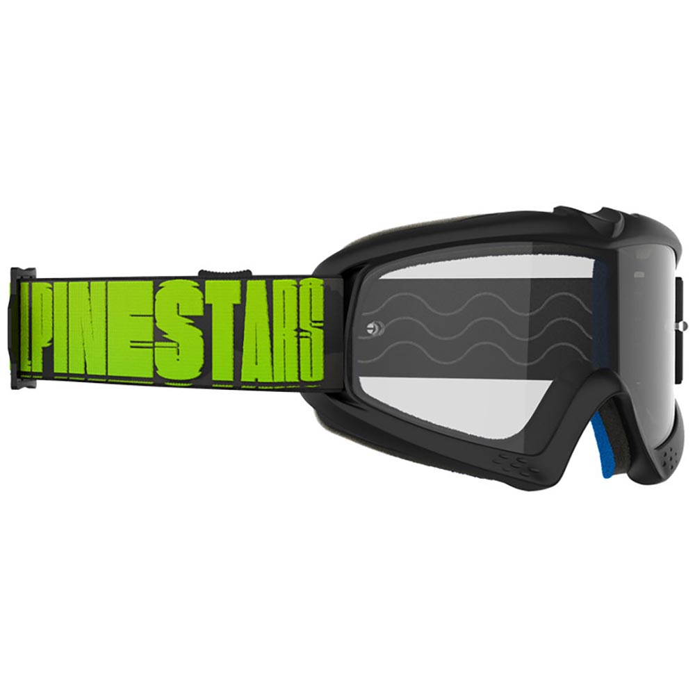Alpinestars - Masque enfant Vision Youth Hollow Anthracite / Jaune fluo / Transparent