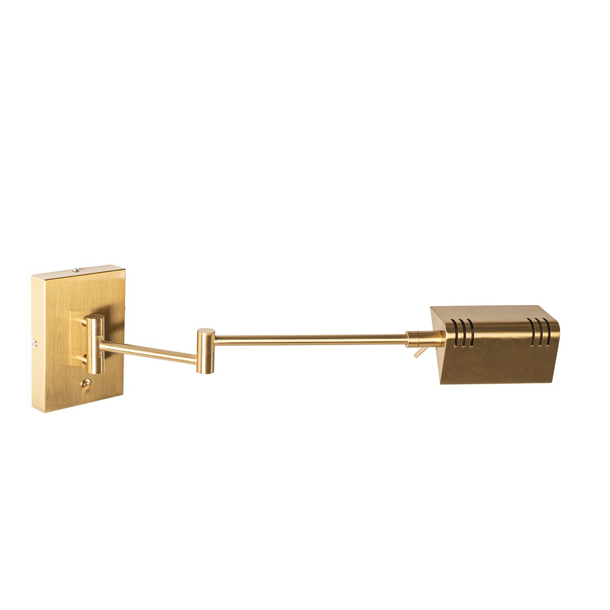 Design wandlamp messing incl. LED dimbaar - Notia
