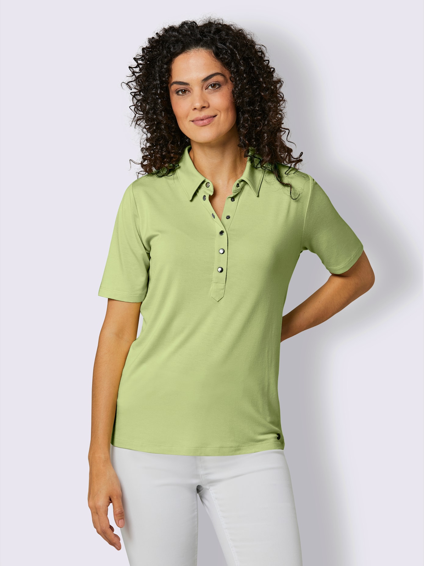 Polo élégant en viscose qualité viscose et bambou