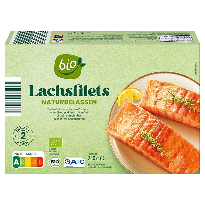 BIO TK Bio-Lachsfilets 250 g