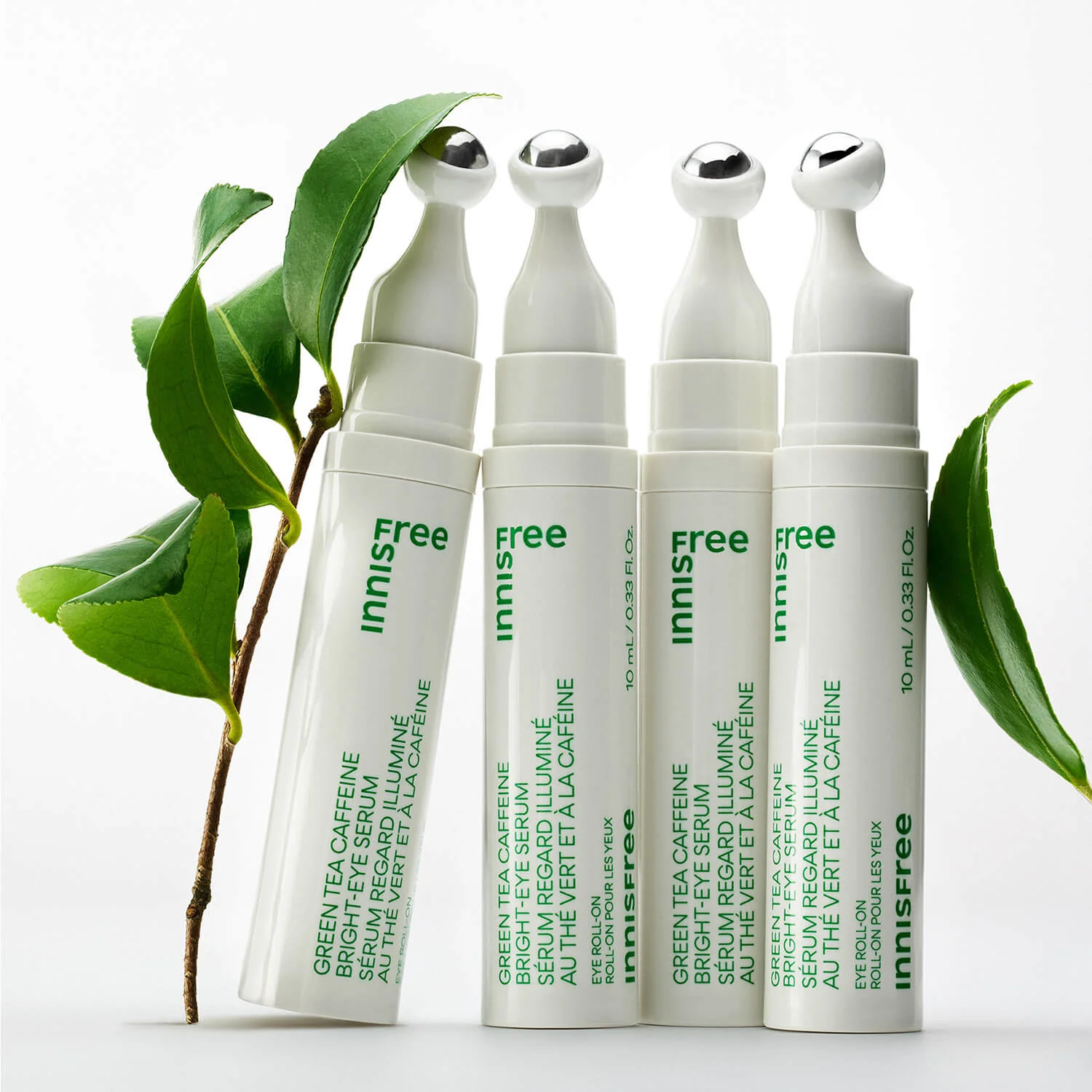 Innisfree Green Tea Caffeine Bright Eye Serum Sérum Regard Éclaircissant