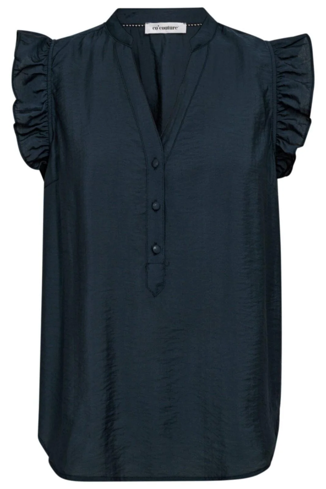 Co´Couture Callumcc Frill Top 35162 61 ink