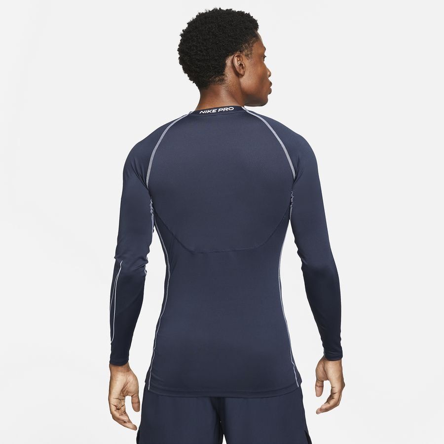 Nike Pro Top Dri-FIT - Bleu Foncé/Violet Manches Longues