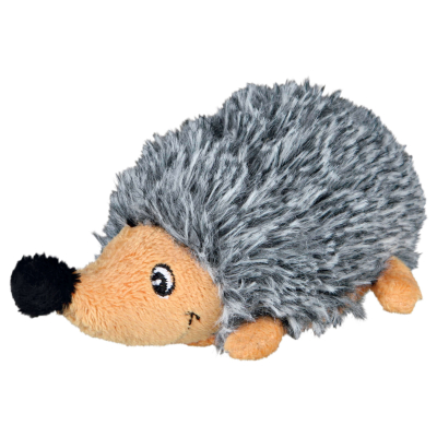 Plüsch Igel grau 12cm ohne Quietscher Hundespielzeug