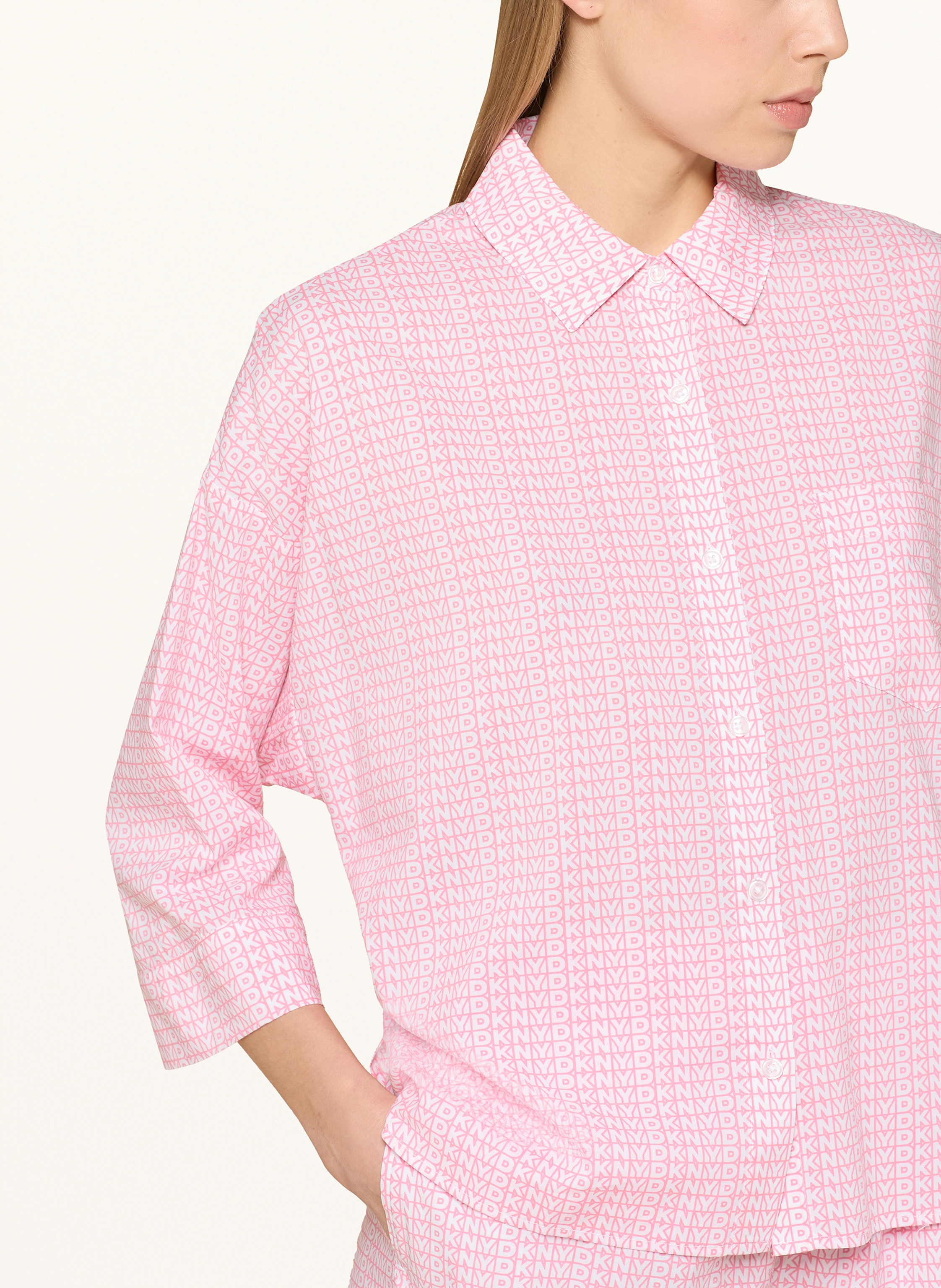 DKNY Schlafanzug A NEW ERA mit 3/4-Arm