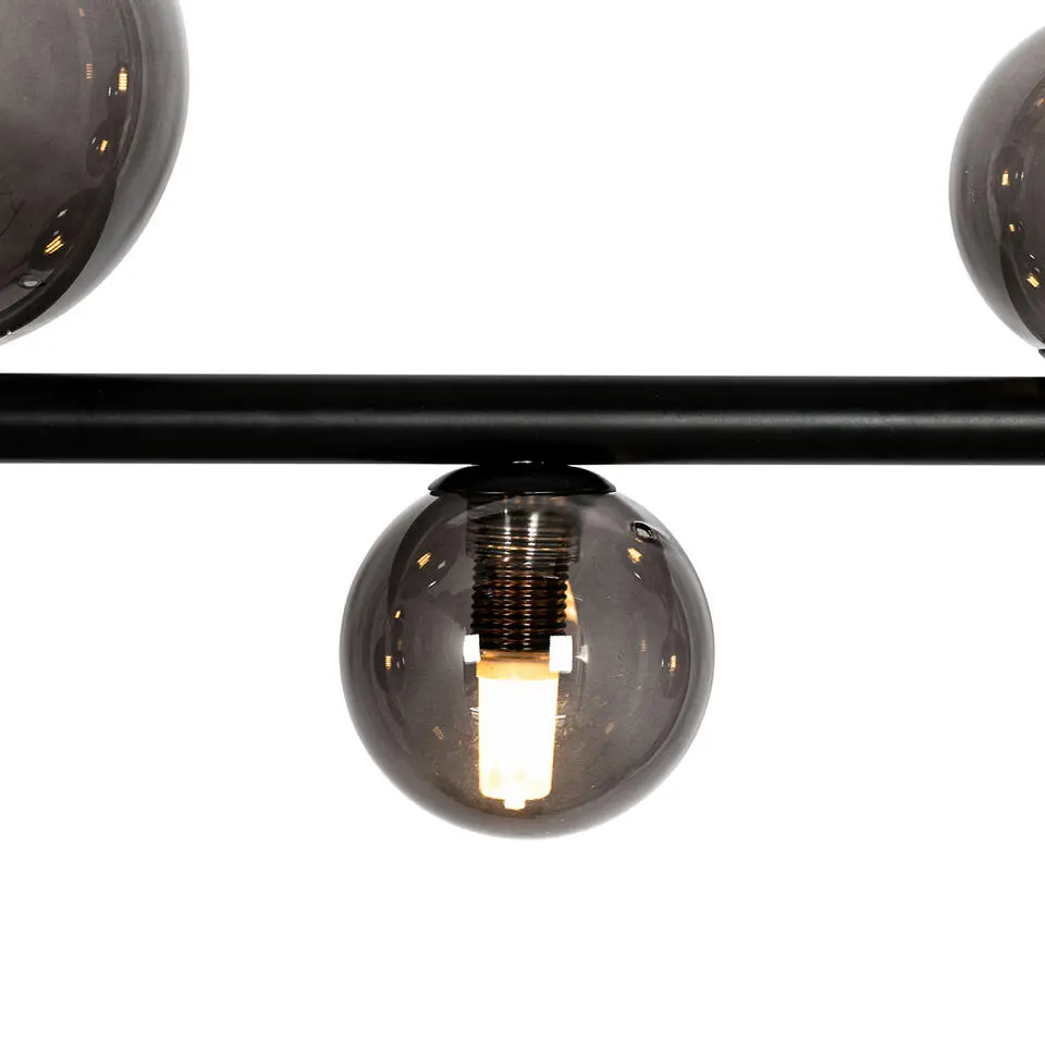 Qazqa hanglampen monaco grijs g9