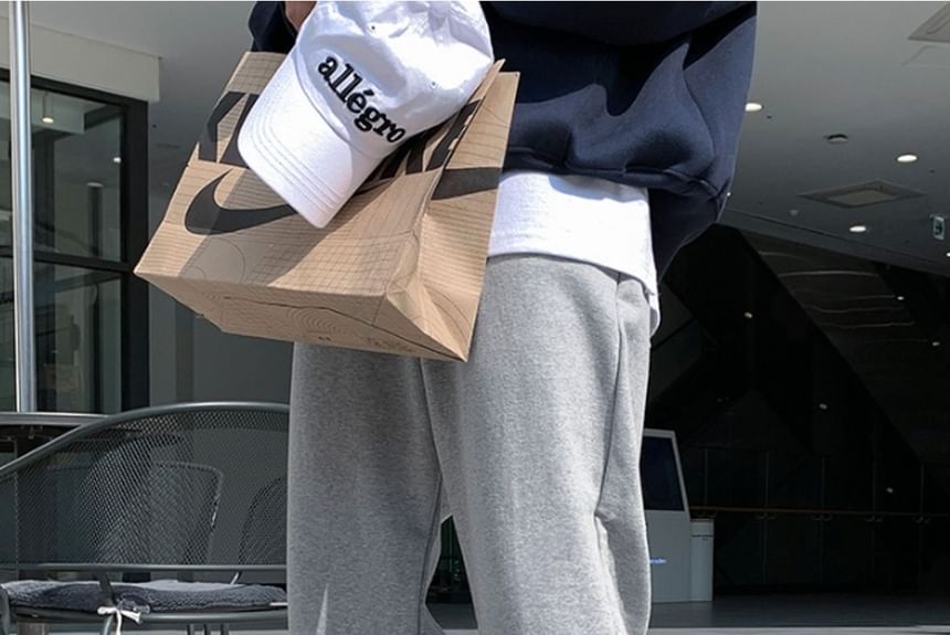 SeoulPop - Effen joggingbroek met elastische taille