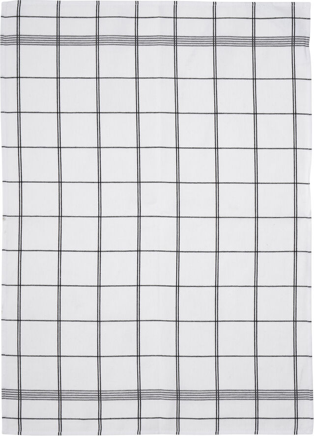 Södahl Viskestyk 50x70 Minimal Hvid Hvid/sort