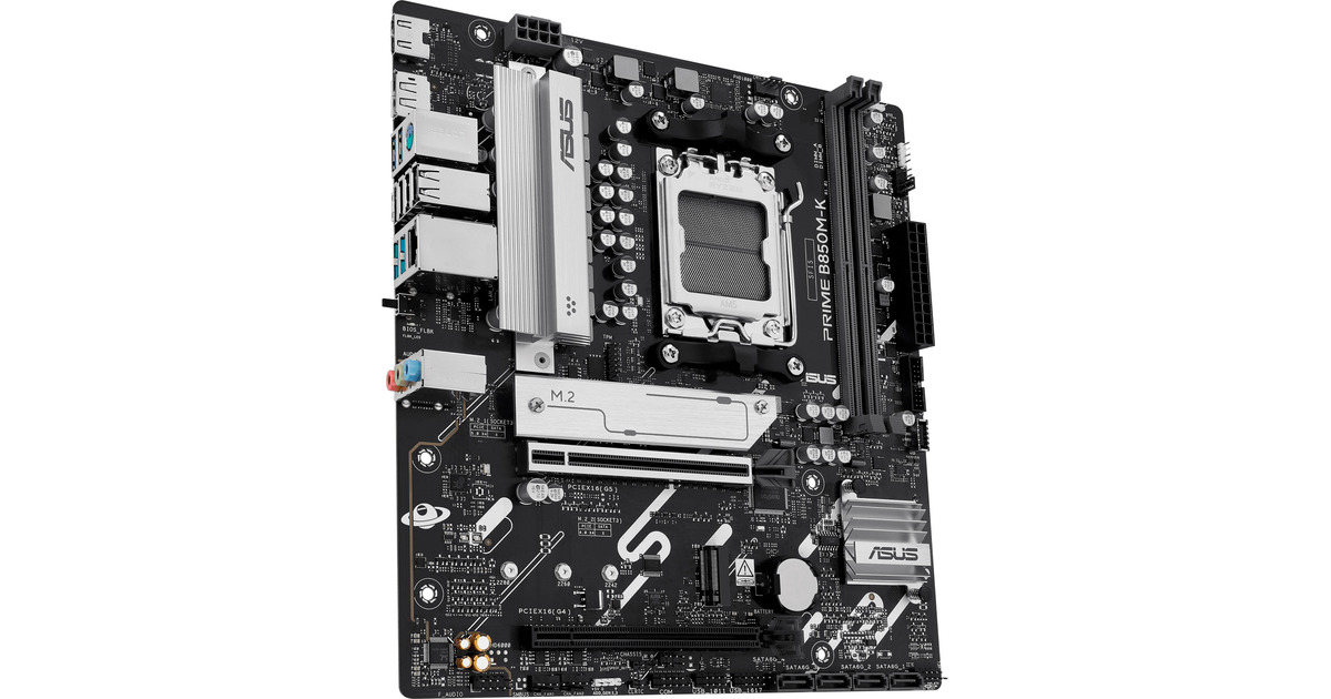 ASUSPRIME B850M-K socket AM5 moederbord  (2.5 GbE-LAN, Sound, µATX)